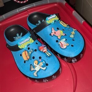 CROCS Blue SpongeBob Women's Shoes